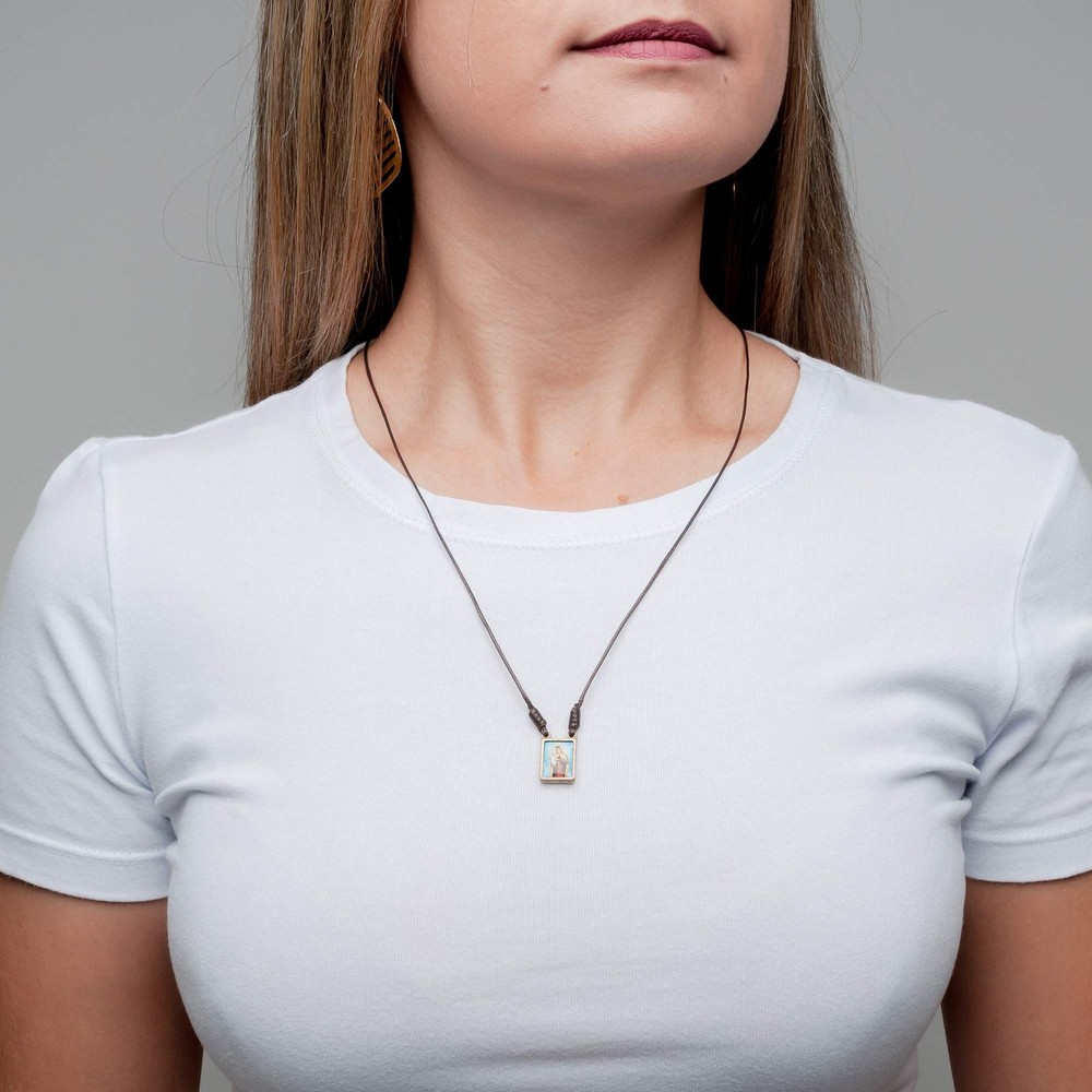 Metal Catholic Scapular (Small)