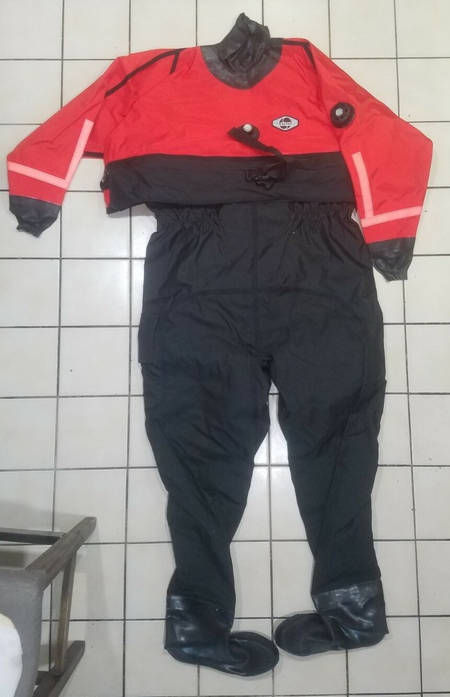 NEW! OS Systems DSRT-FE-3 Front Entry SARR Dry Suit Set, OSSystems HDPRO Dive