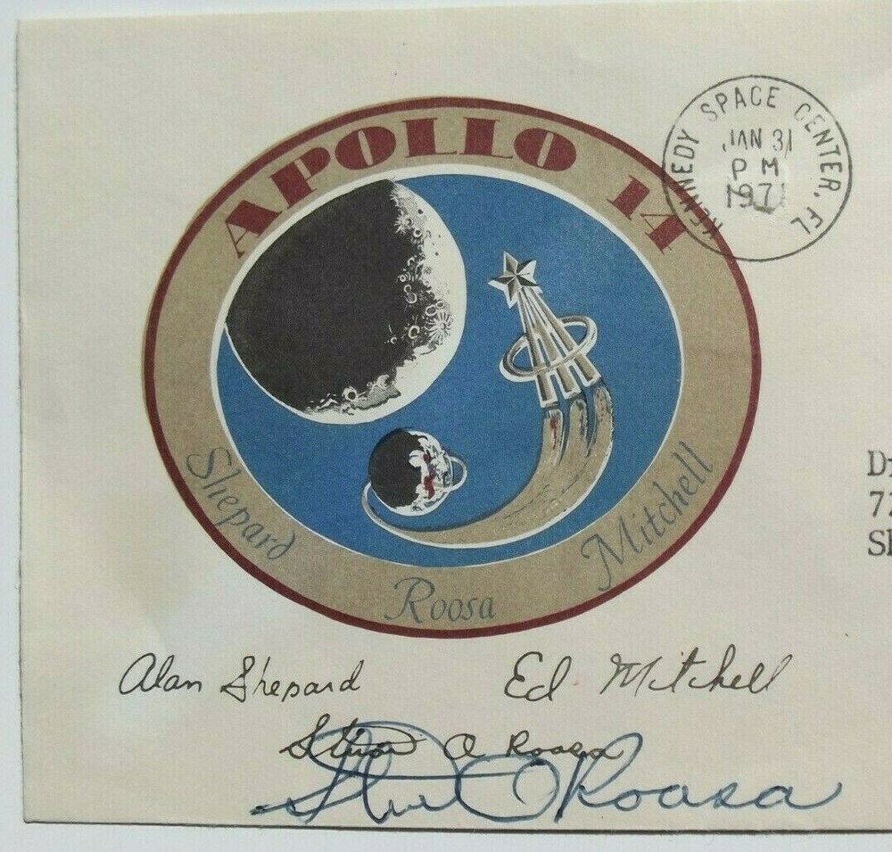 Stuart Roosa Apollo 14 Mission Command Module Pilot Signed Autographed Cover