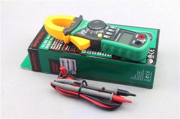 Digital Clamp Meter Multimeter 4000 Digits Mastech MS2108A AC/DC Volt Amp sq