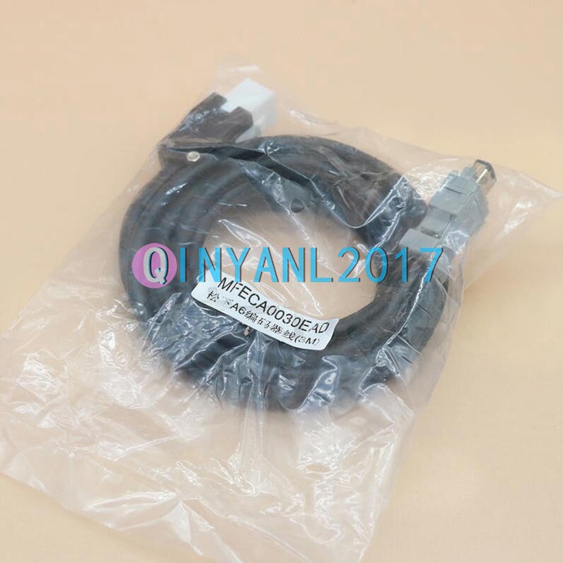 1PCS New For Panasonic MFECA0030EAD A6 Servo Motor Encoder Cable 3M