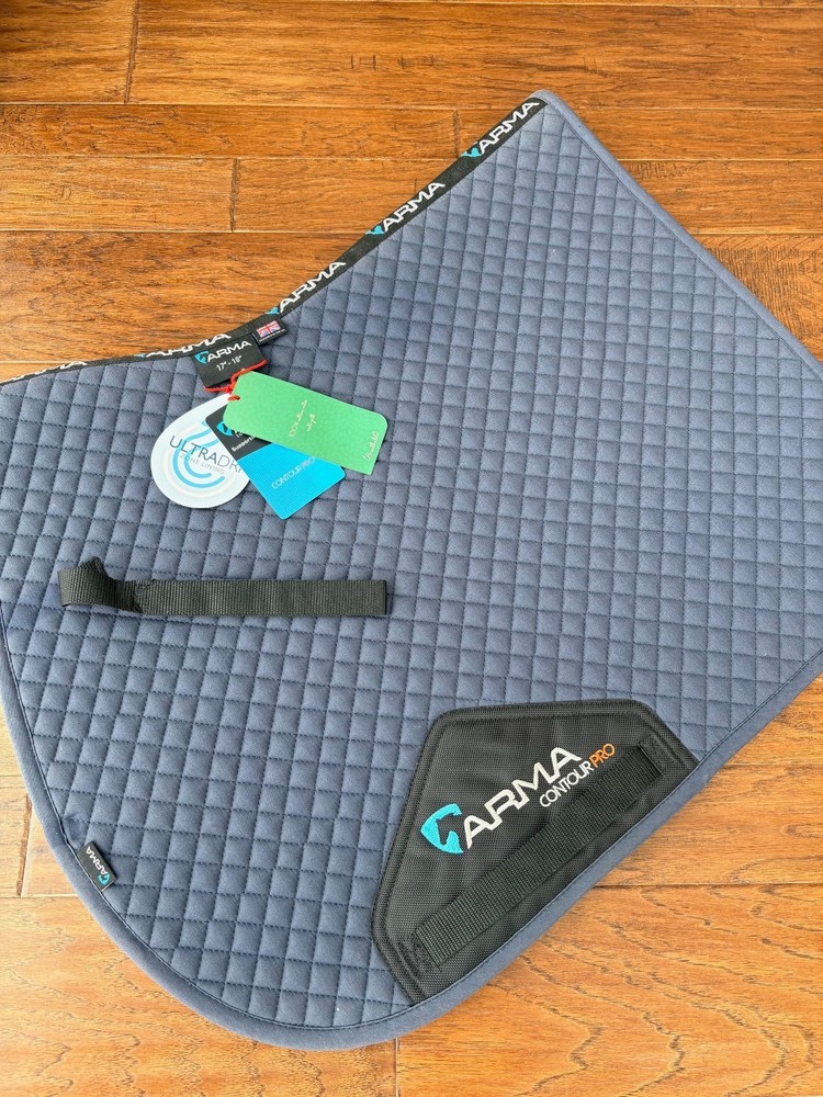 New Arma Contour Pro Performance - SaddleCloth Saddle Pad - AP 17"-18" - Navy
