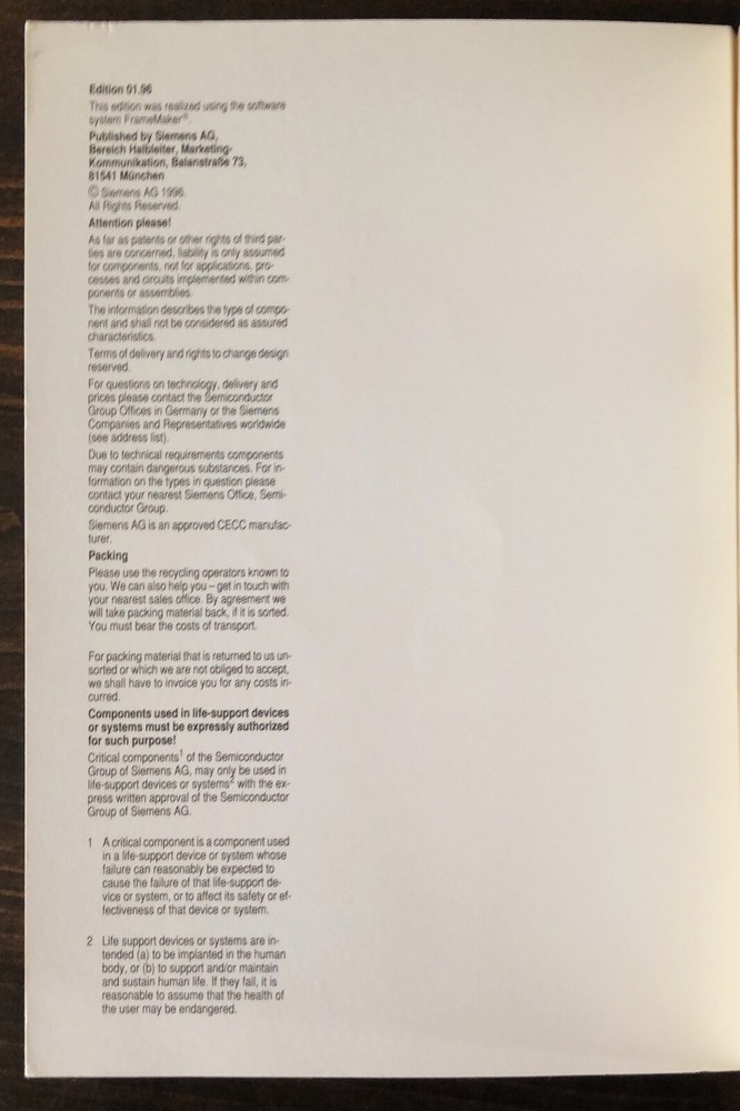 Siemens - MUNICH32 HDLC Network Interface Controller User's Manual (1996)
