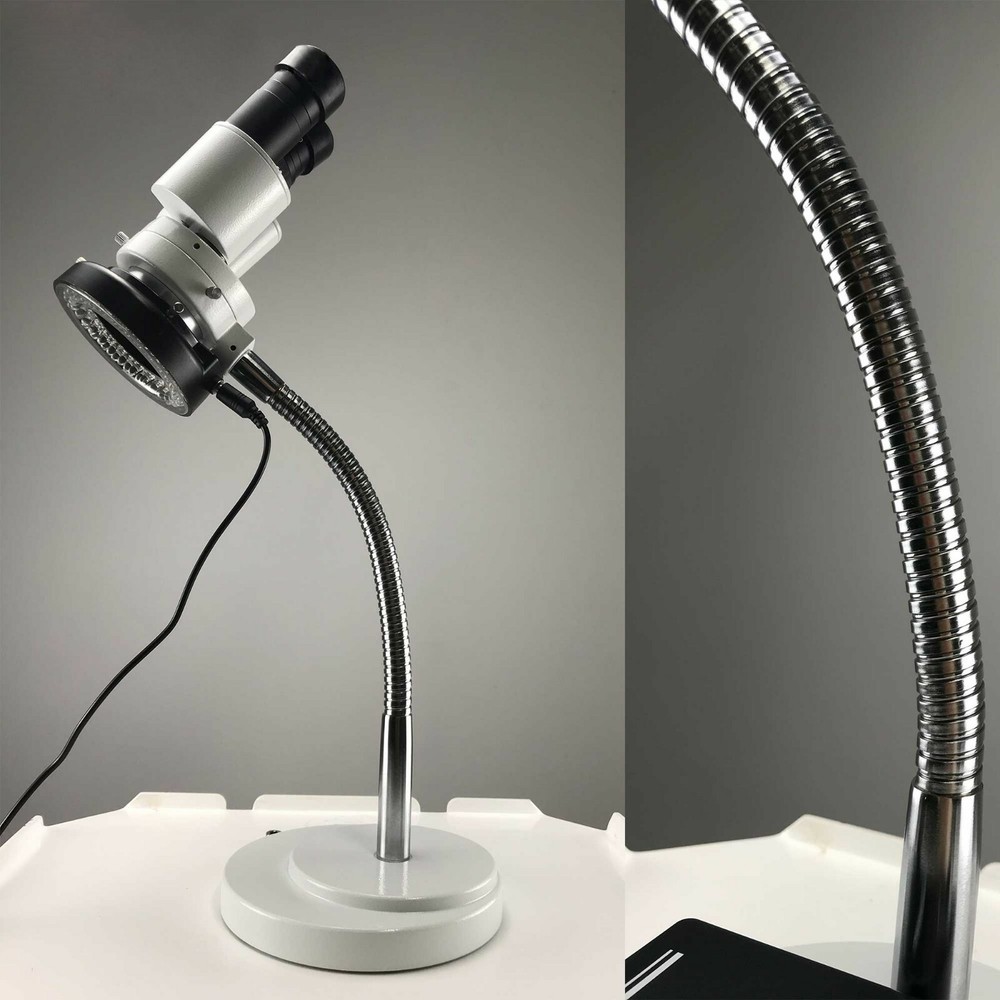 10X Dental Stereo Operating Binocular Microscope with LED Light Adjustable US