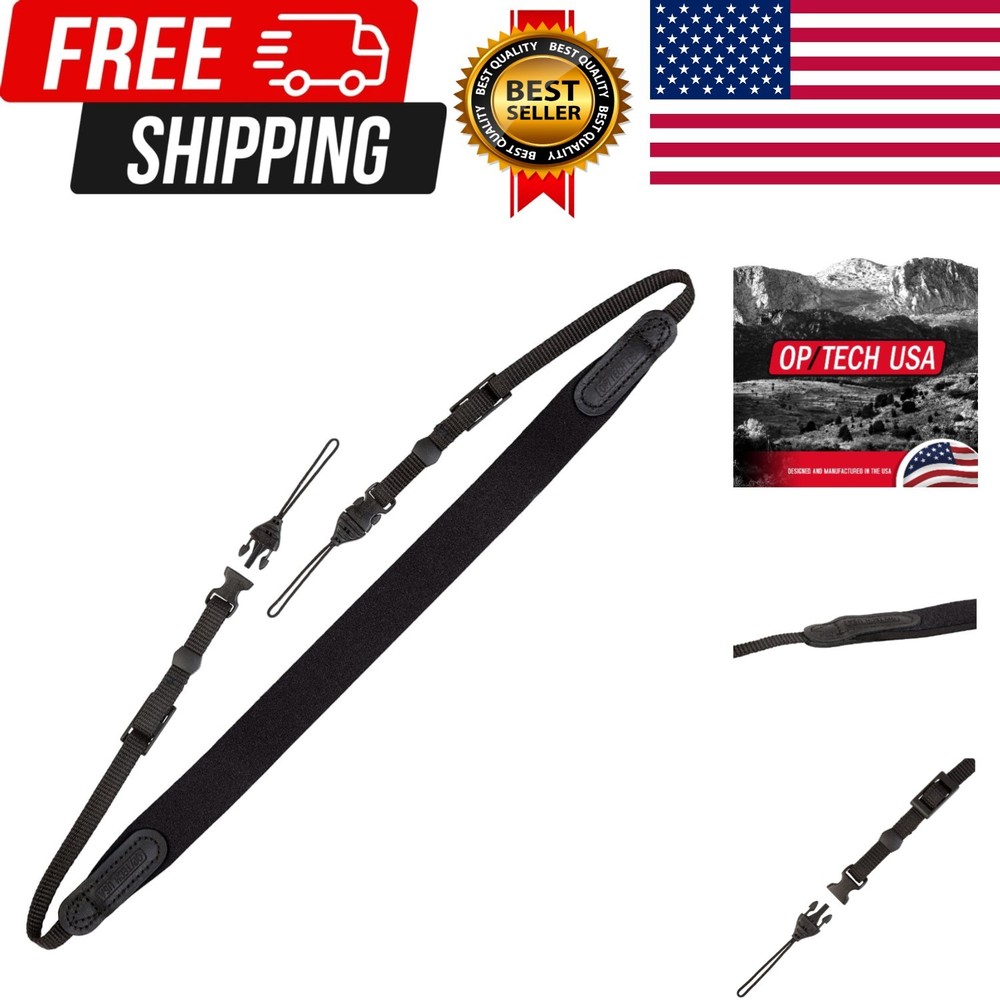Bin/Op Neoprene Quick Release Camera Strap – Adjustable Neck or Shoulder Stra...