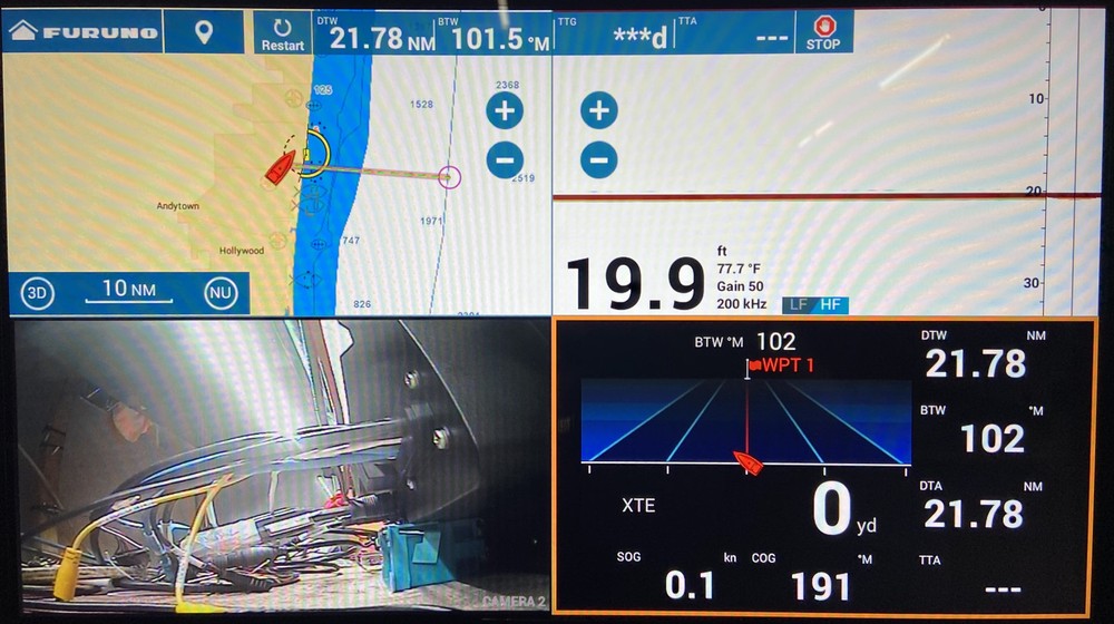 Furuno - TZT19F - NavNet TZtouch3 Chart Plotter/Fish Finder - Tested/Updated
