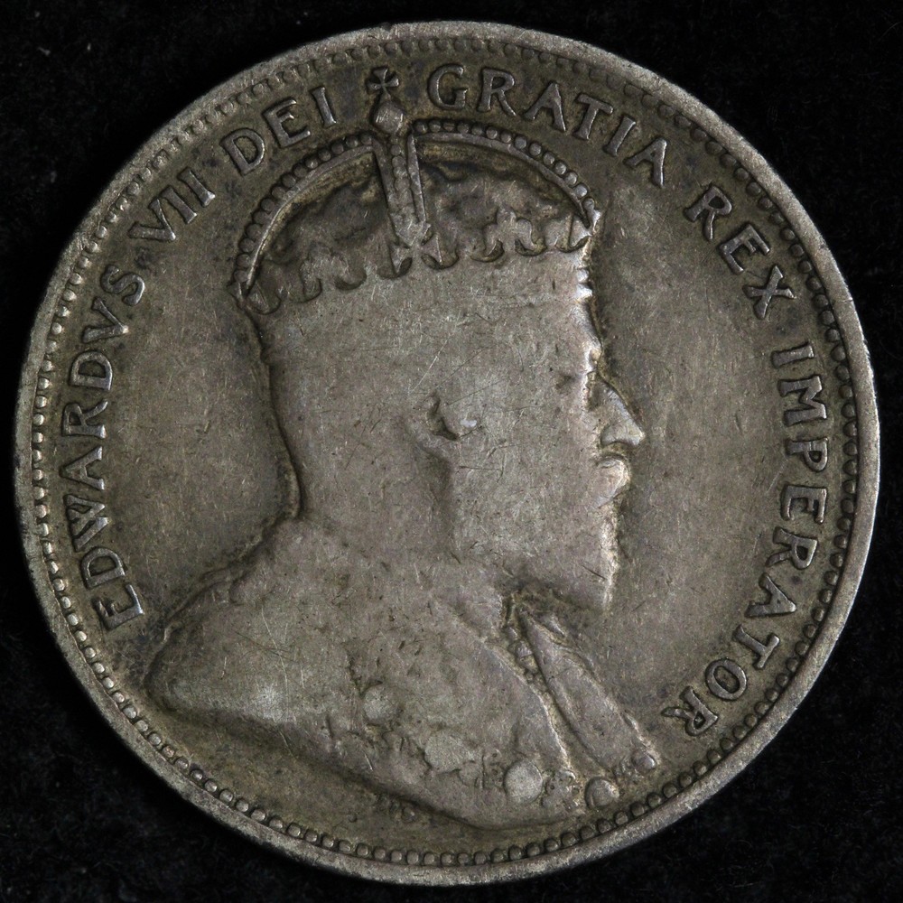 1905 Canada SILVER Twenty Five Cents E323 AXWCH