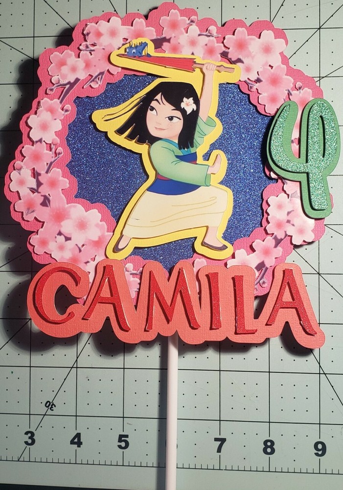 3D Mulan Cake Topper