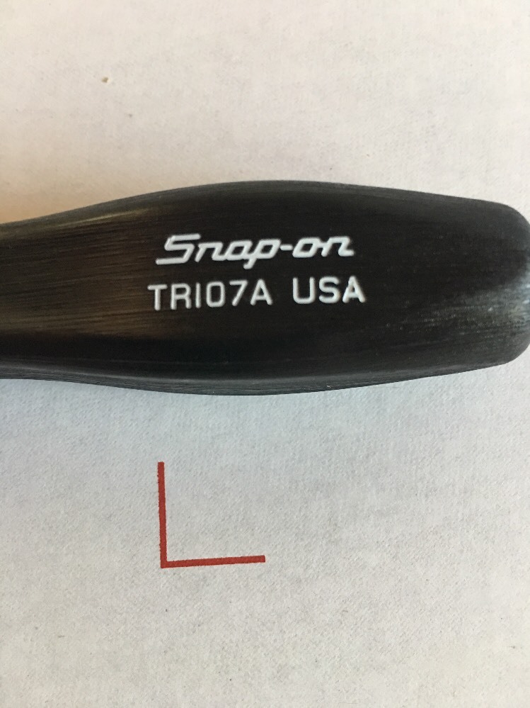 Snap-on Tire Valve Core Tool. Black in color.