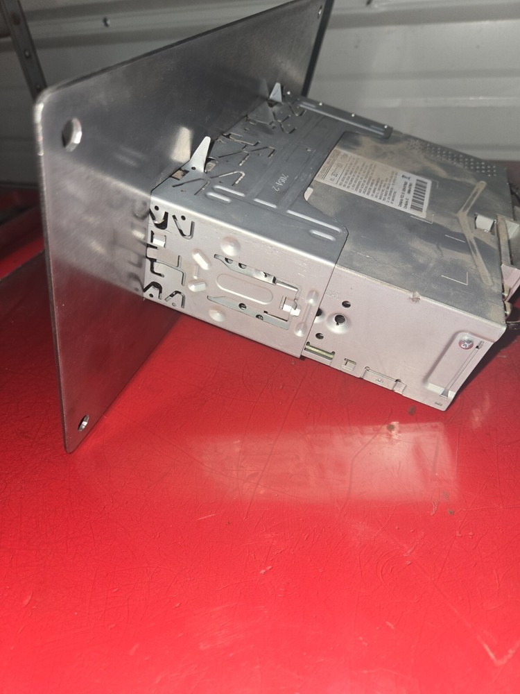 Raw Steel Single Din Stereo Mounting Plate