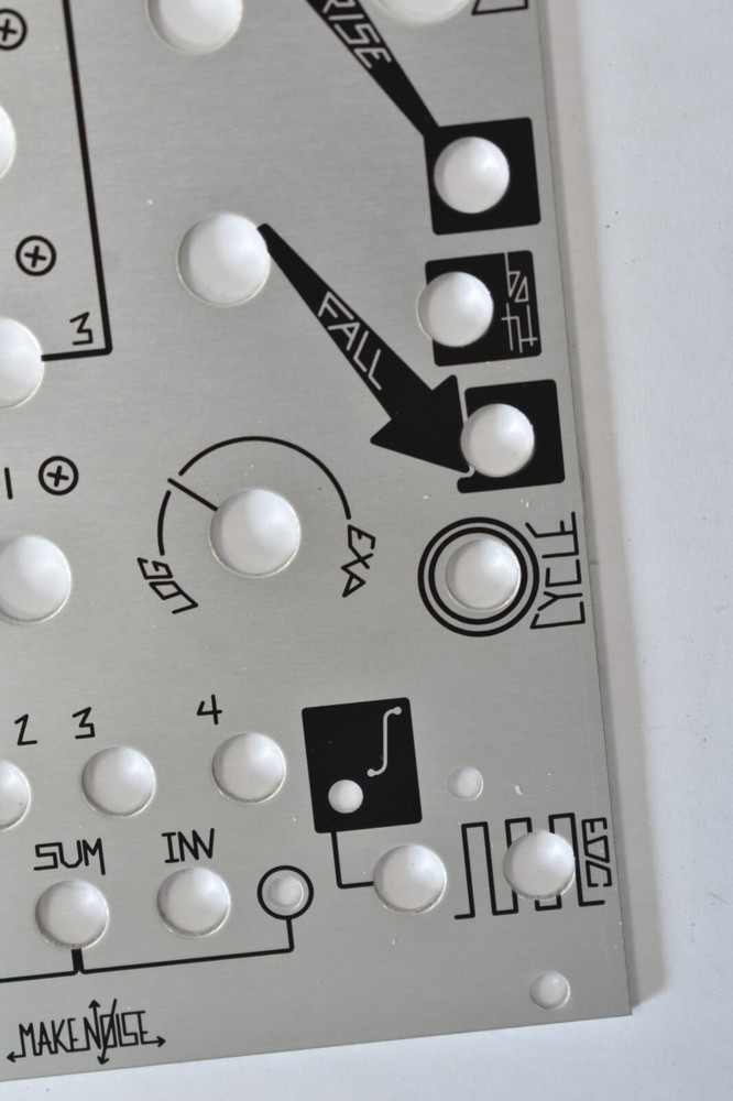 Make Noise Maths Complex Function Module Replacement Steel Faceplate ONLY