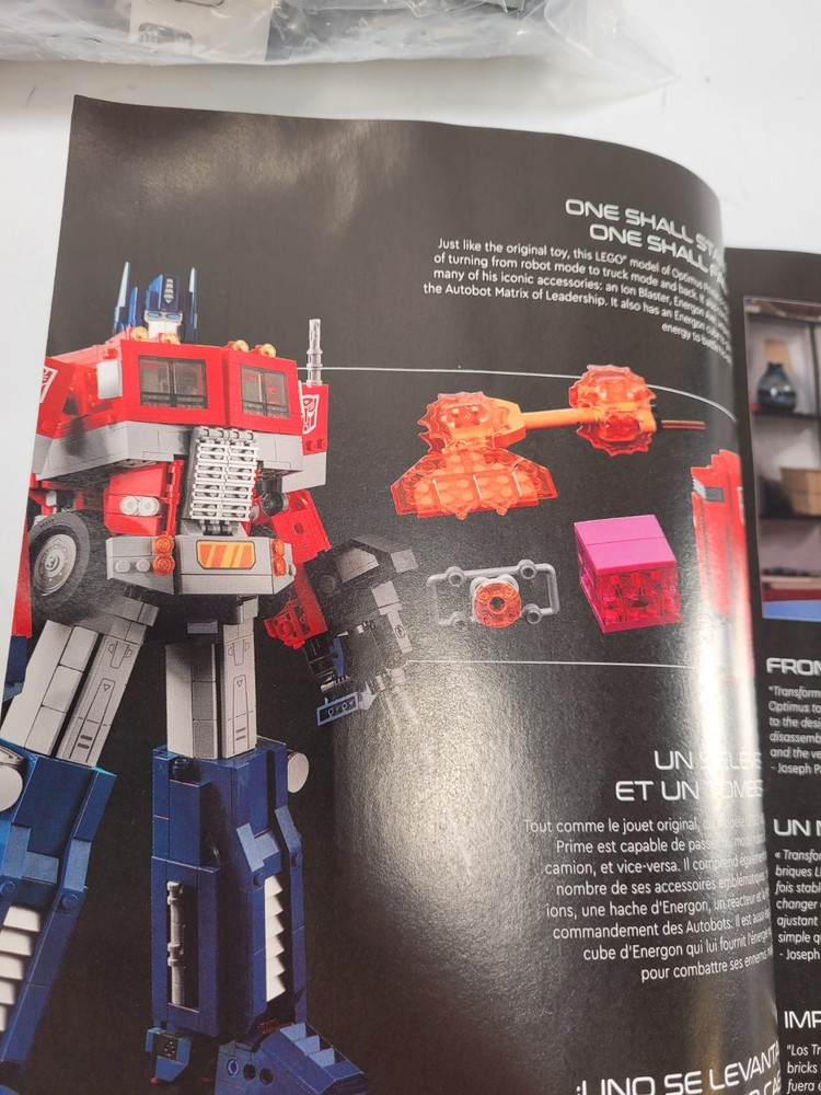 LEGO Transformers Optimus Prime Building Set #10302 (Unknown %)