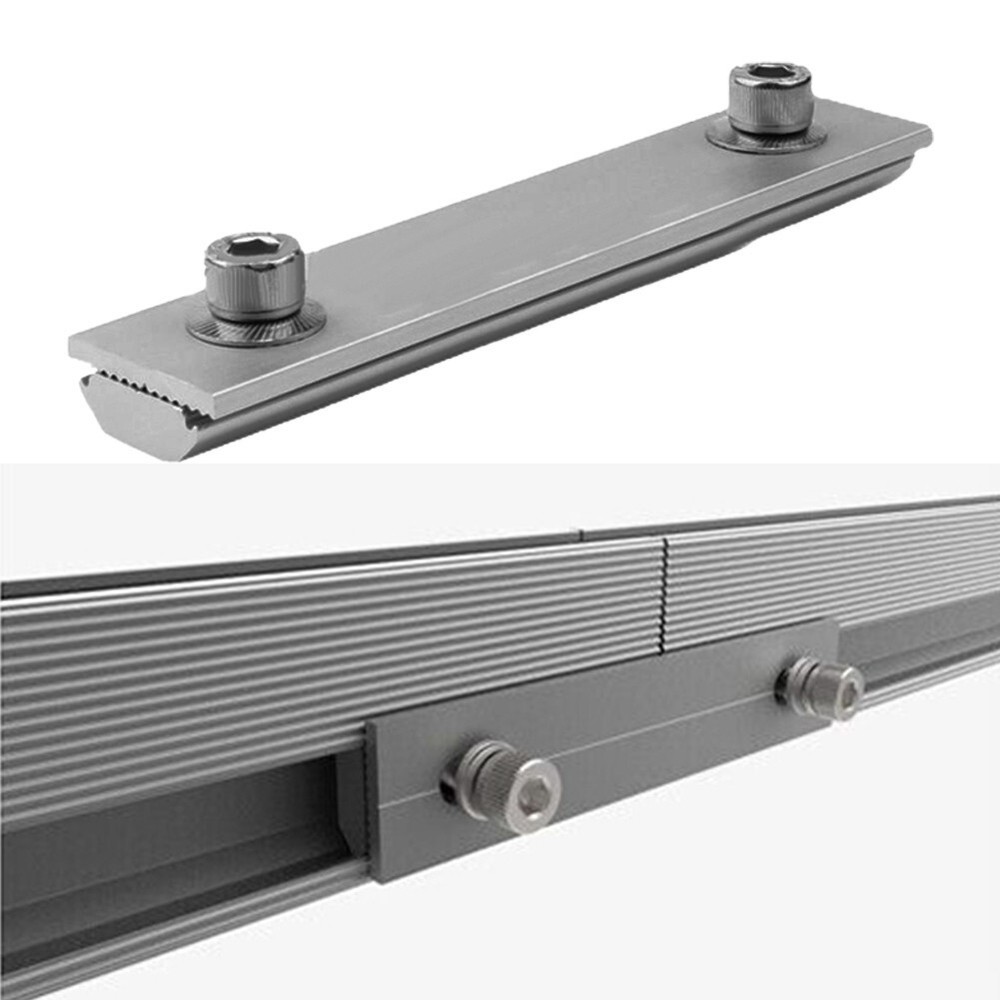 ,Aluminium Solar Module Rails Profile Connectors Mounting Connection