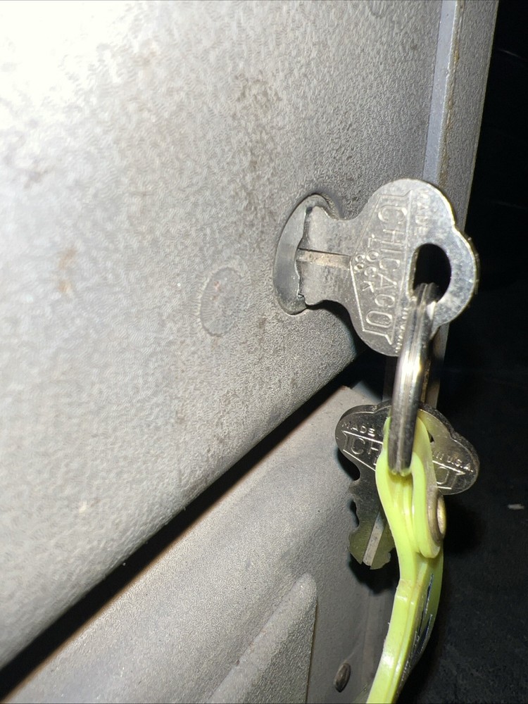 Vintage Stromberg Time clock With Keys WORKS