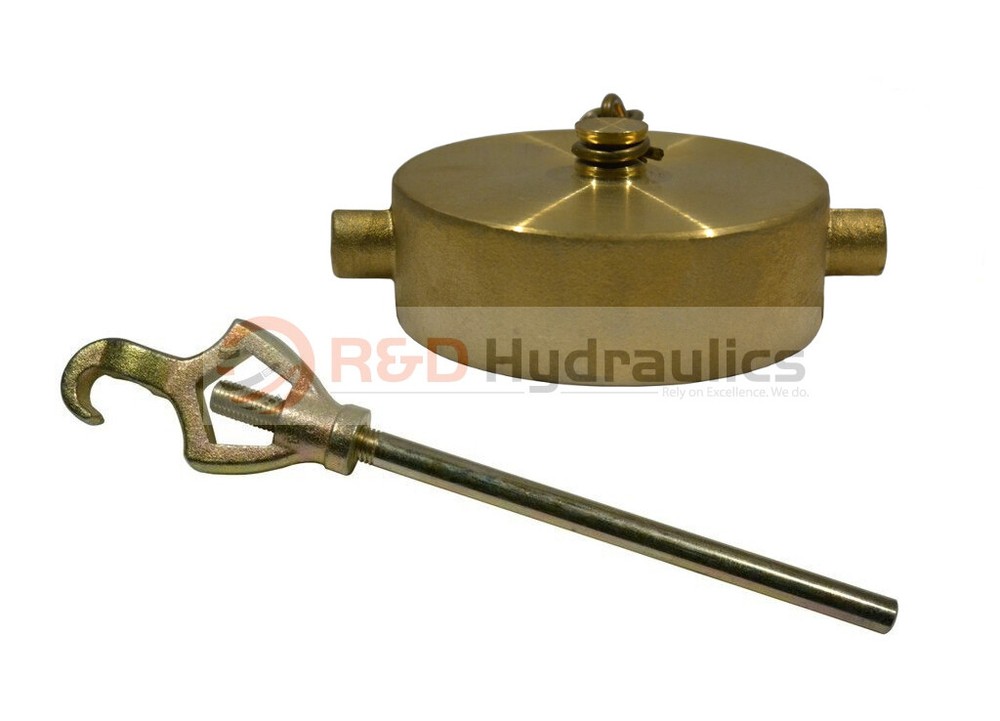 FIRE HYDRANT ADAPTER COMBO NST 2-1/2" Cap w/Hydrant Wrench