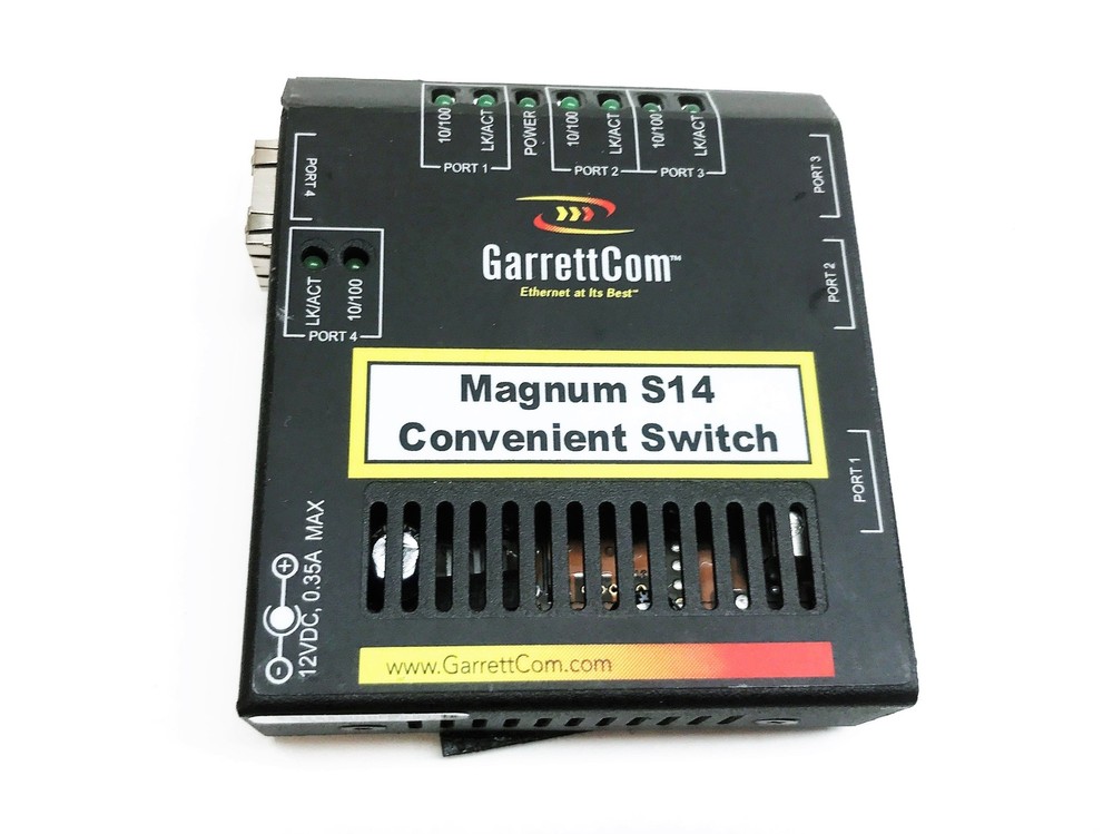 GarrettCom Magnum S14 Convenient Switch S14D USED