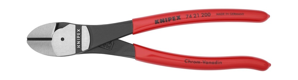 8 Inch High Leverage Angled Diagonal Cutters, for Cutting Wire & Cable