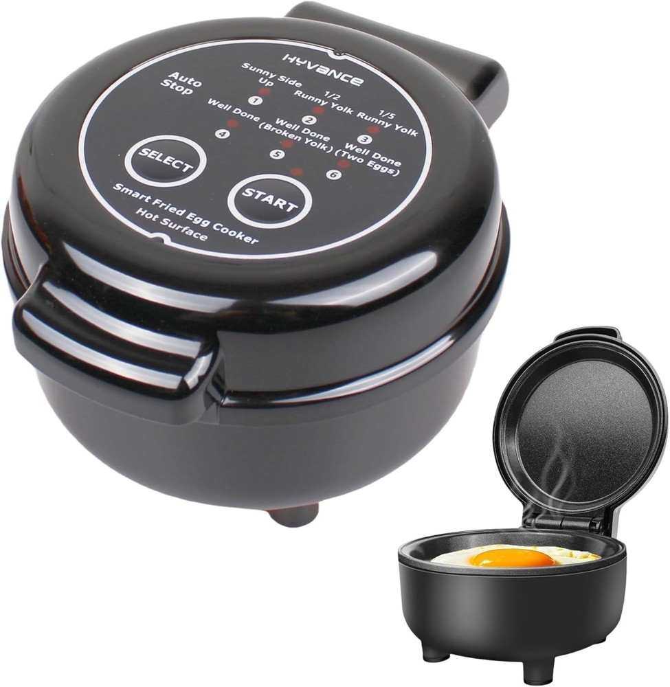 Automatic Egg Maker - Over Easy, Sunny Side Up, Fully Cooked