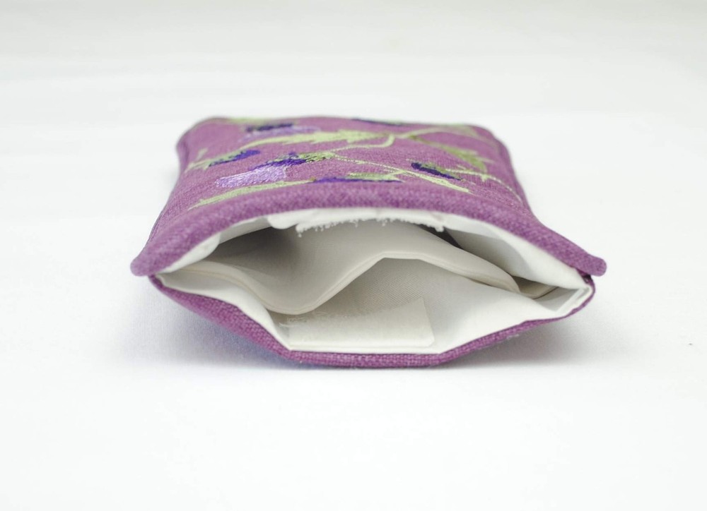 Double Eyeglasses Case in a Glencoe Thistle Design