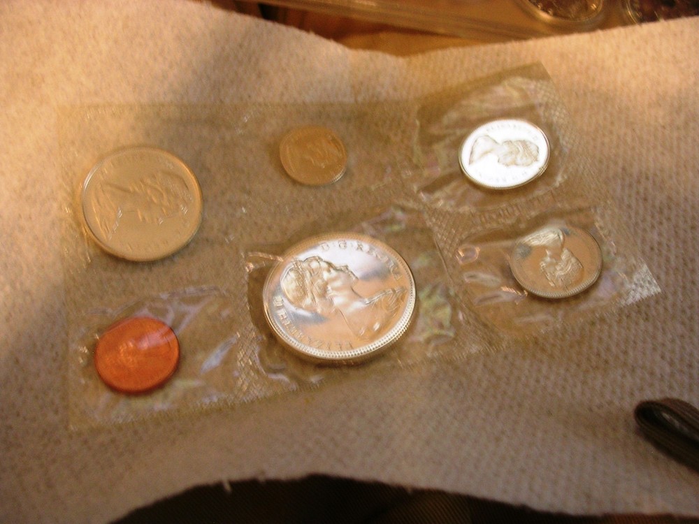 1867-1967 Canada Centennial Six Coin Silver Set Brilliant Uncirculated