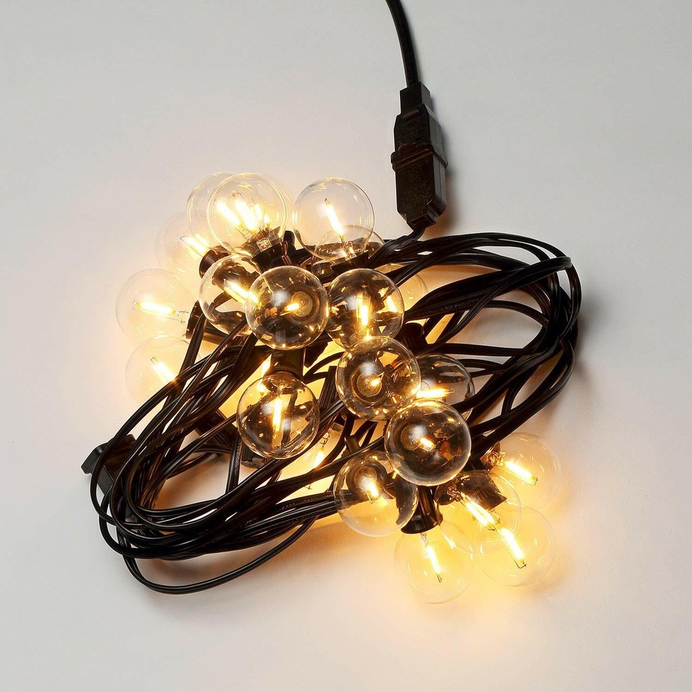 Clear G40 Globe LED Bulbs Dimmable for Outdoor String Light Bulbs Replacement