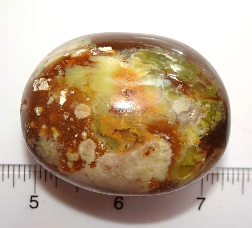 Multi-colored Opal Palmstone - Madagascar sc748d