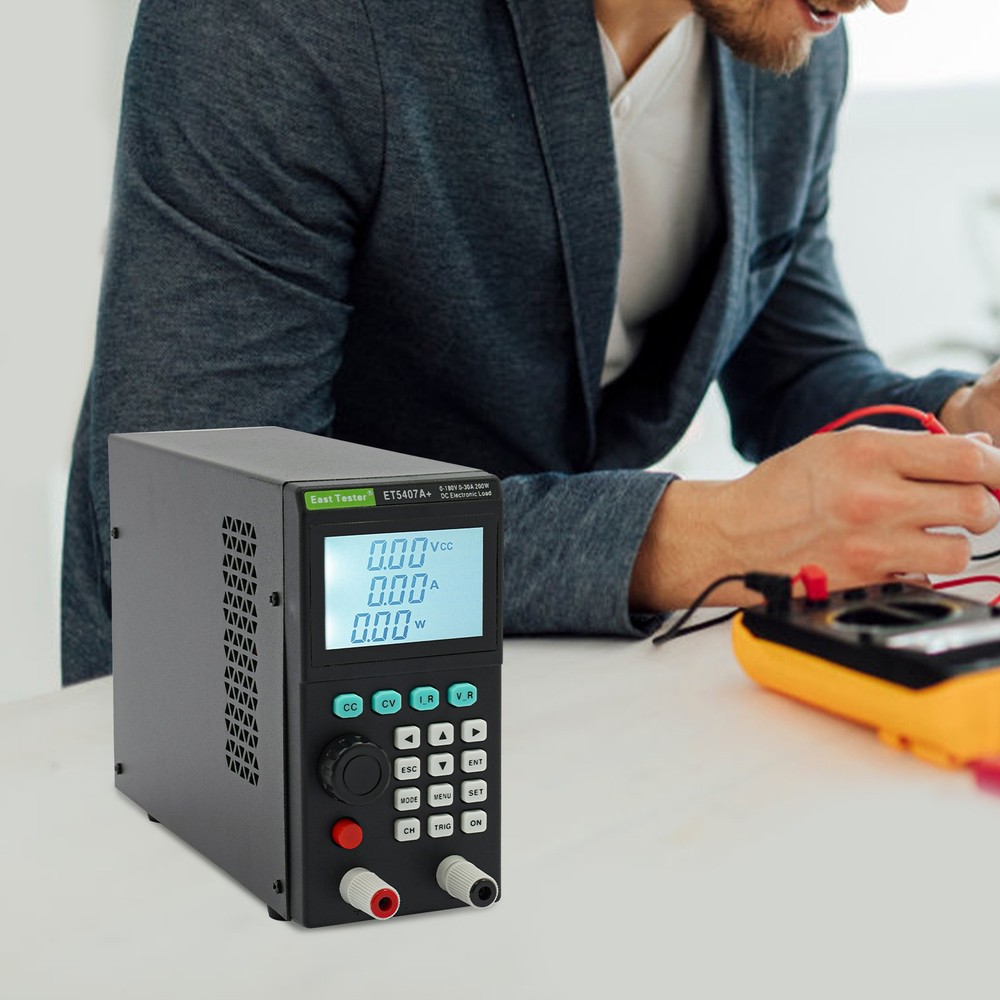 Load Tester Tabletop Electronic Dynamic Electronic Testing Machine 200W 0-30A