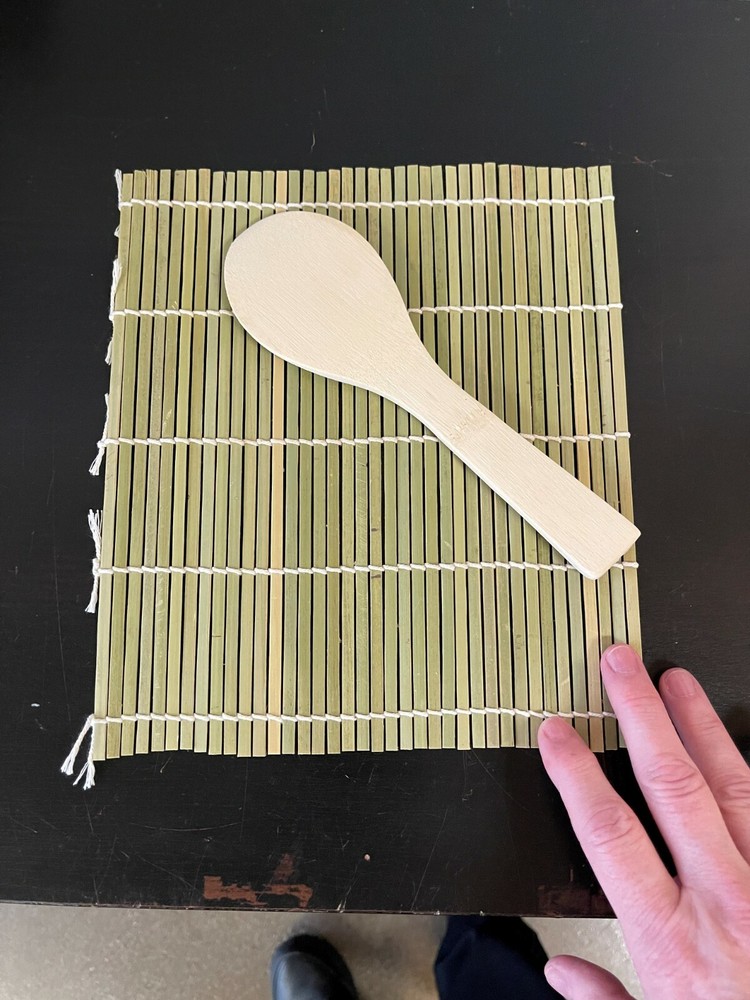 Helen's Asian Kitchen Sushi Mat & Paddle