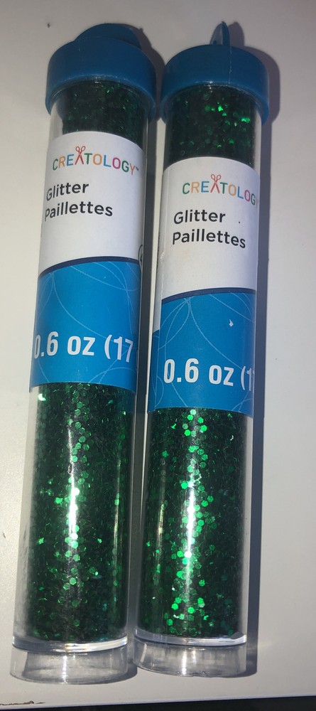 CREATOLOGY glitter paillettes Green 0.6 Oz
