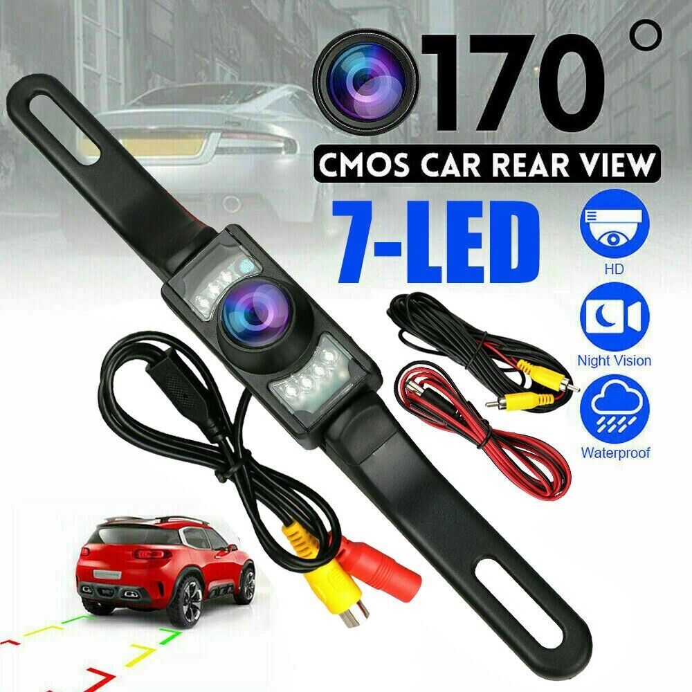 Car Rear View Camera Reverse Backup Camera Night Vision License Plate Waterproof