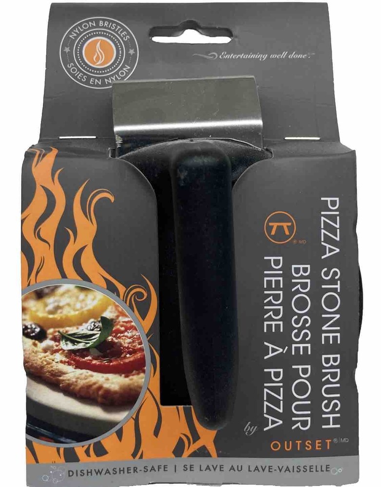 Outset Nylon Bristle Pizza Stone Brush