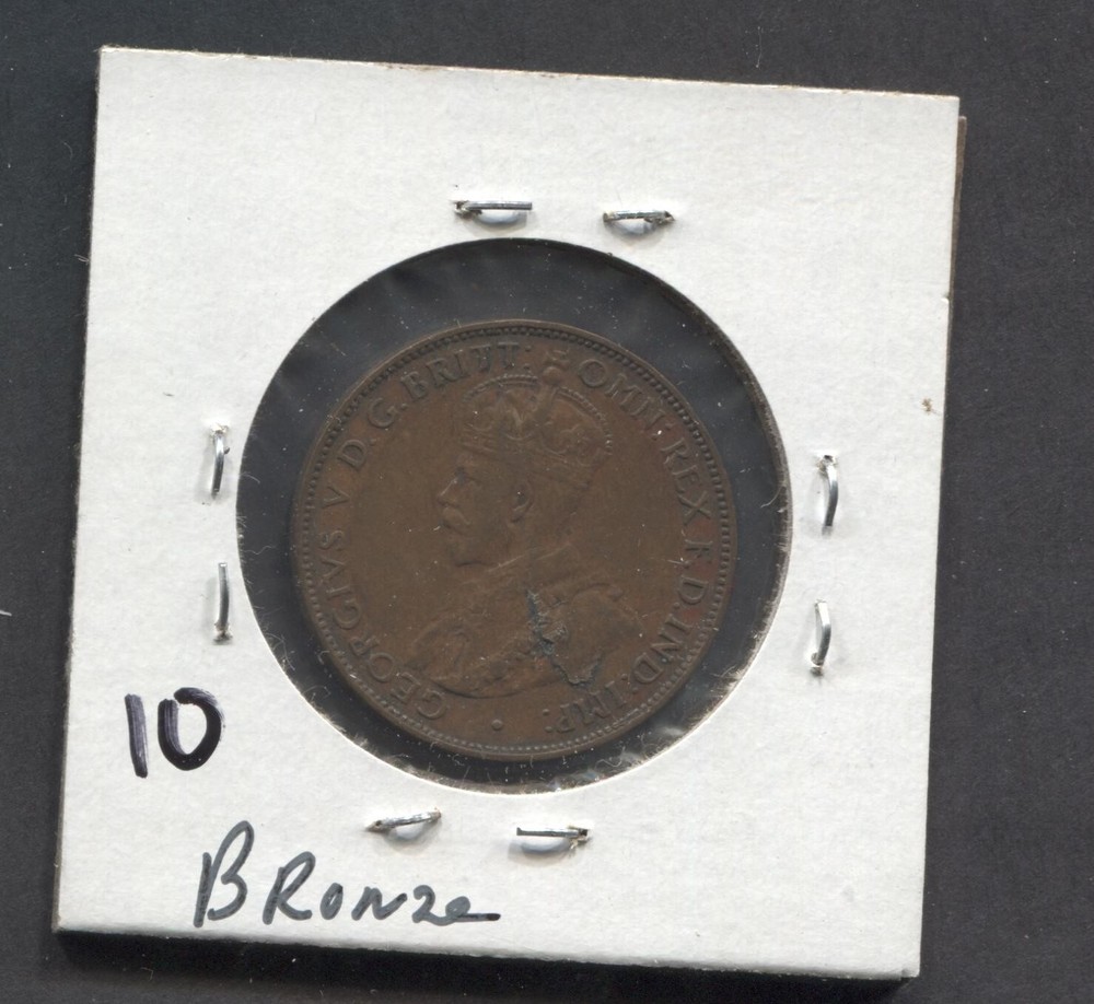 1934(M)-Australia-VF-KM-22-1/2 Penny