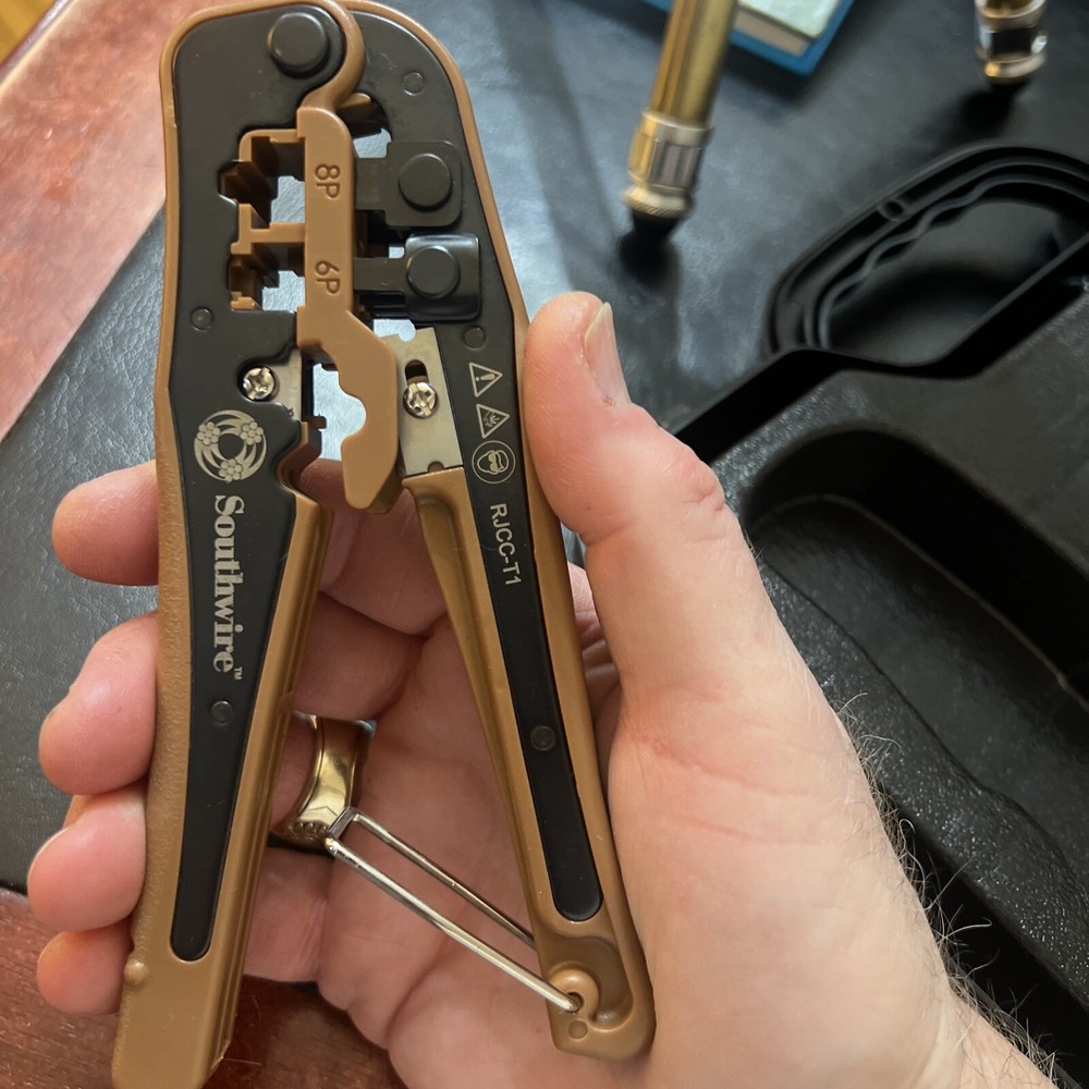 Southwire Network Tool Kit for Terminating Data Cable KIT-TP1 NEW Plus Extras!