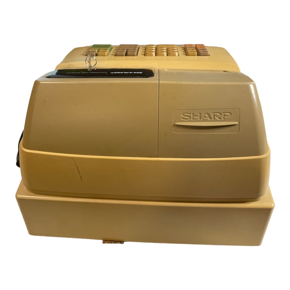 SHARP XE-A102 Electronic Cash Register (One Key, Tested and Works)
