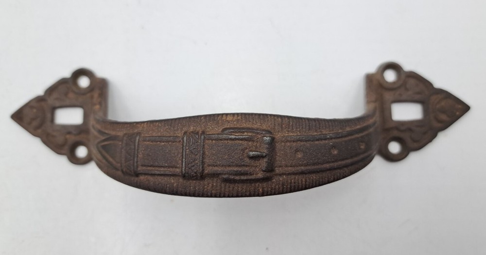 Antique/Vintage Thumb Latch Handle Belt & Buckle Door Handle Pull Door Hardware