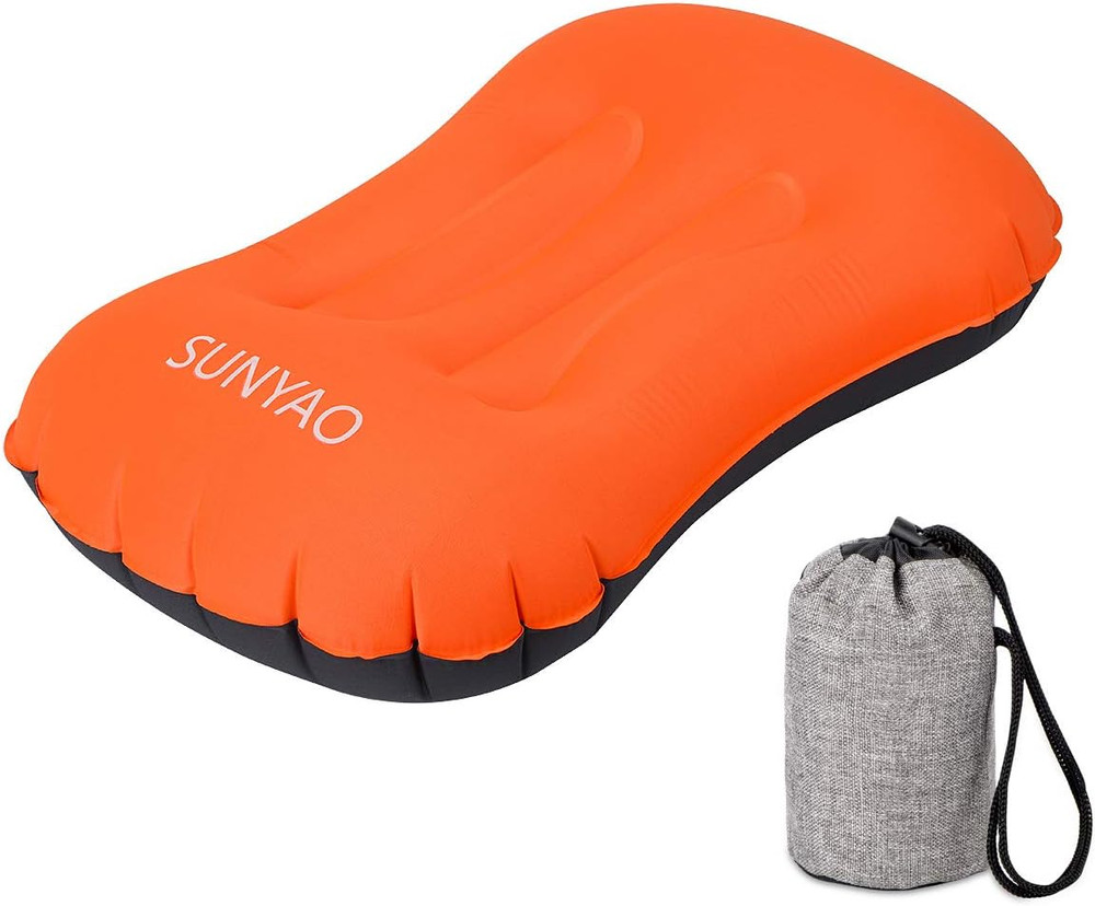 Ultralight Inflatable Camping Pillows - Compressible, Compact, Inflatable, Comfo