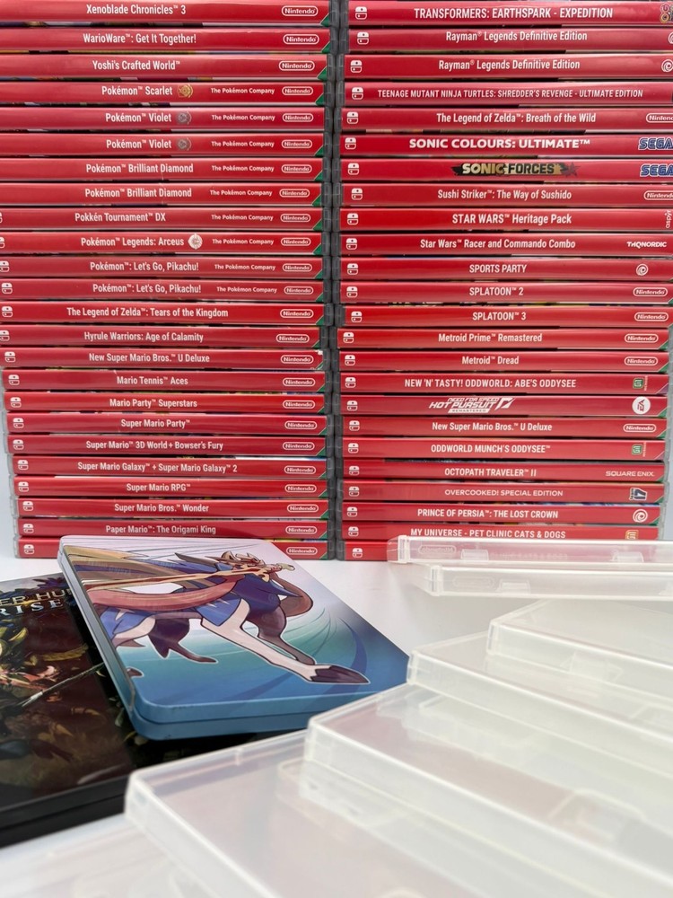 Nintendo Switch Empty Game Case or Blank Replacement Case – No Game