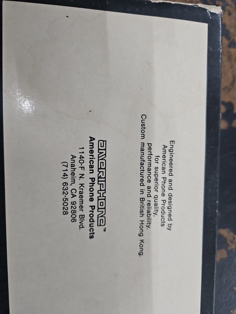 Vintage Ameriphone Phone-tercom Intercom System Ring Silencer Hold Office Home