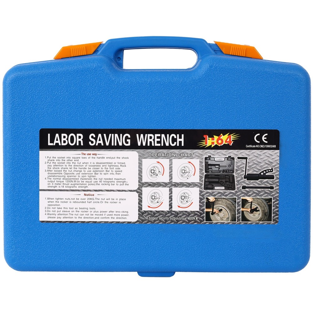 Torque Wrench Lug Nut Wrench/Cr-v Socket (Torque Wrench W/ 8pc Socket Set)