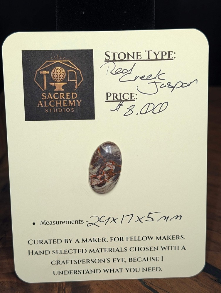 Red Creek Jasper Cabochon