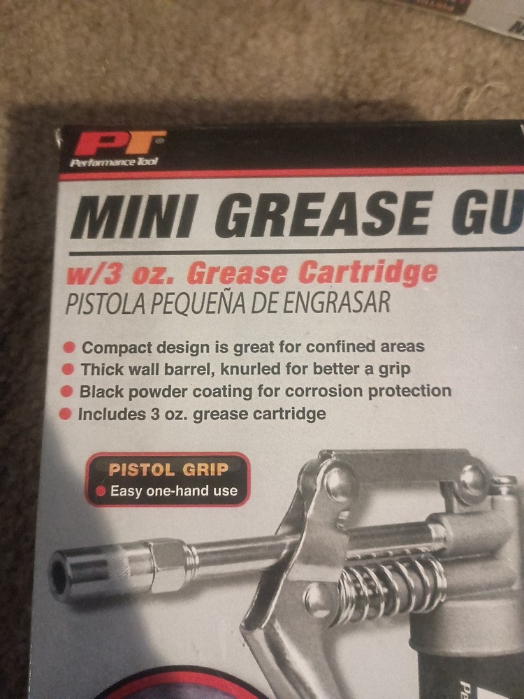 Performance Tool W54205 Mini grease gun