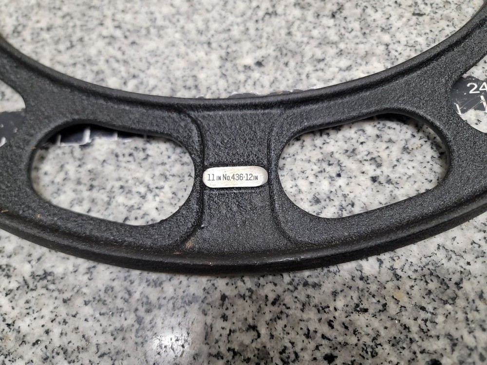 Starrett No 436 6”-12” Outside Micrometer Set, Missing 7"-8"