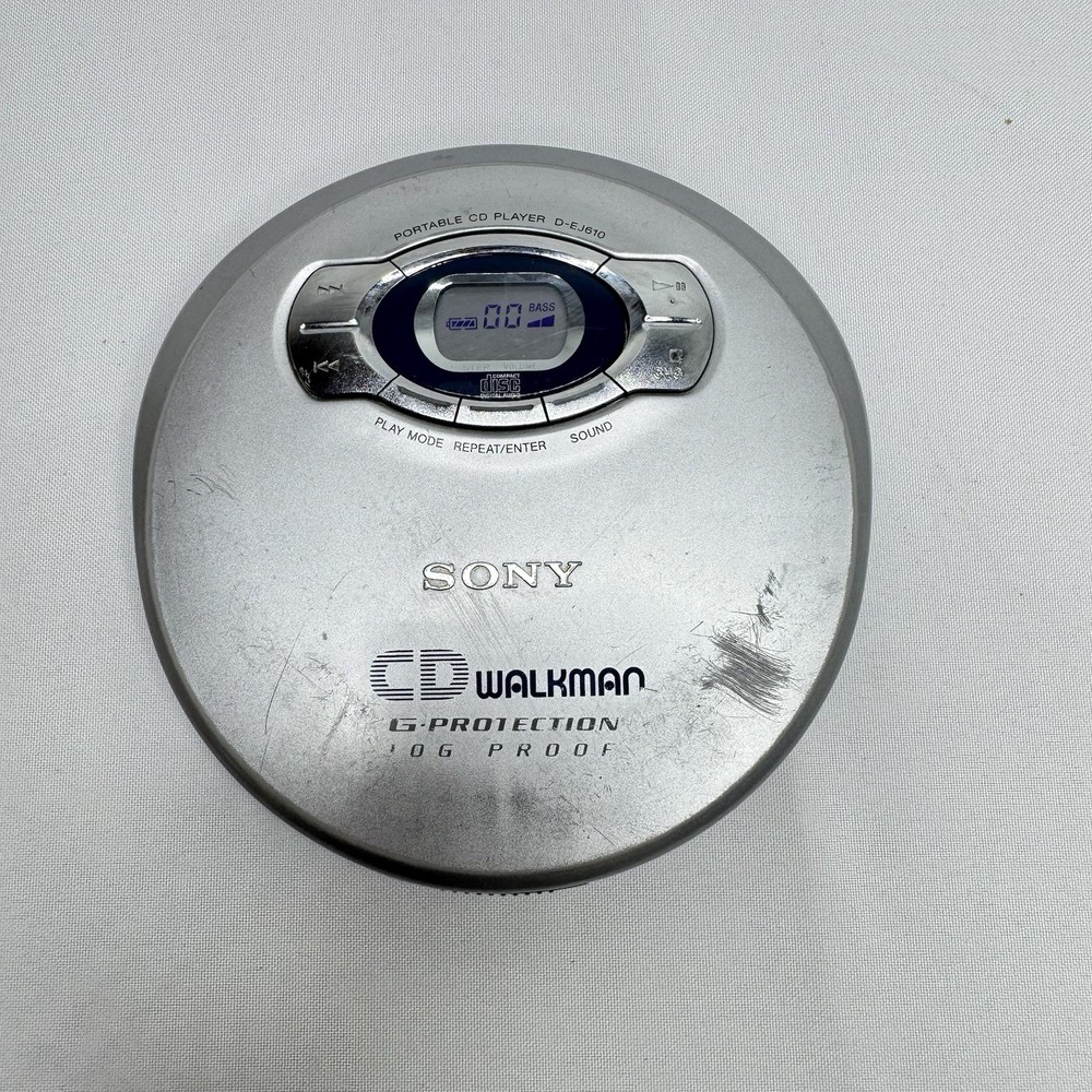 Sony Walkman D-EJ610 Portable CD Player G-Protection Fully Working Tested