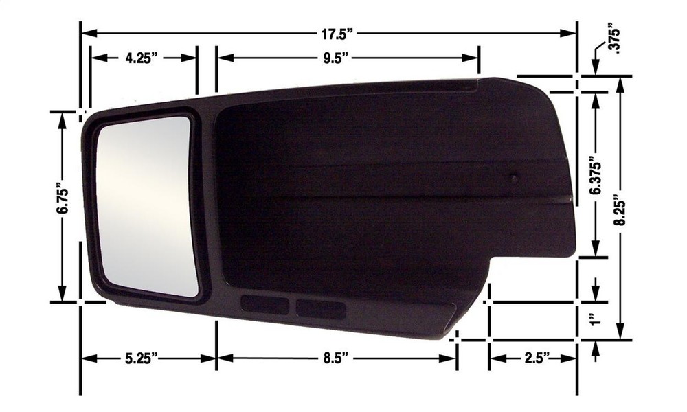 CIPA Towing Mirror - Custom Towing Mirror