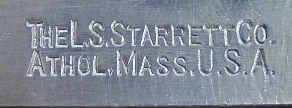 🗽 VINTAGE STARRETT 8" ID CALIPER
