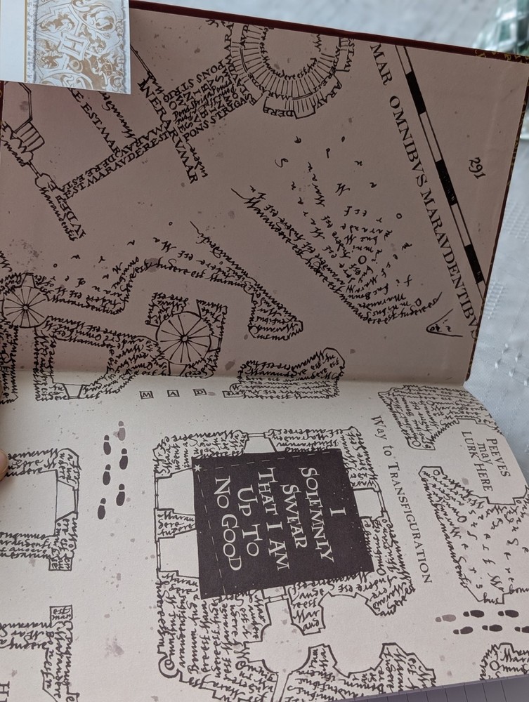 Harry Potter Marauders Map Diary Notebook Journal