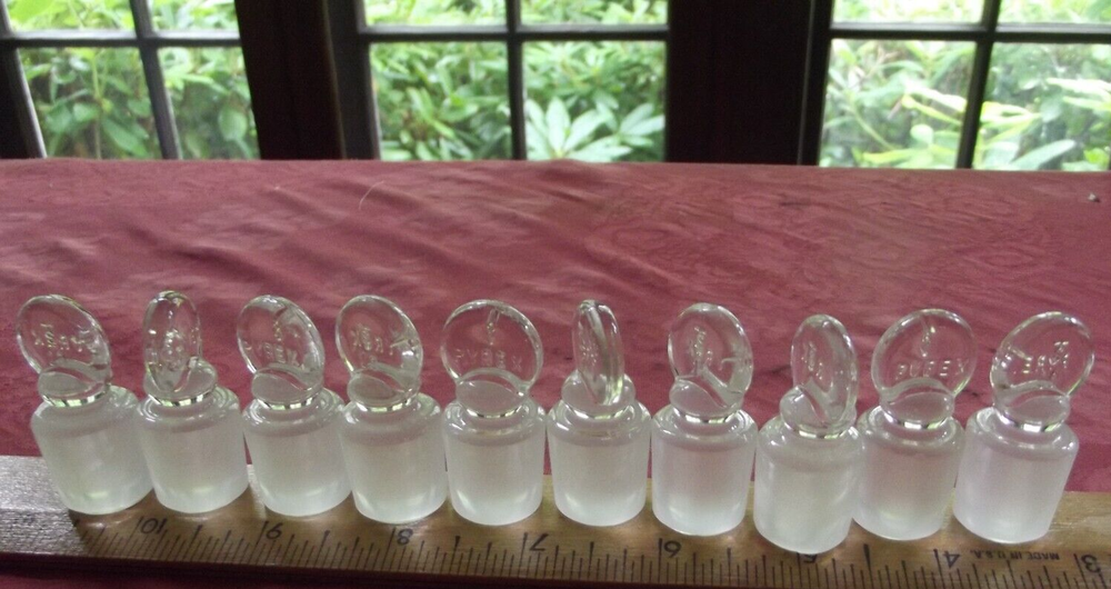 Pyrex # 19 Penny Head Ground Glass Stopper