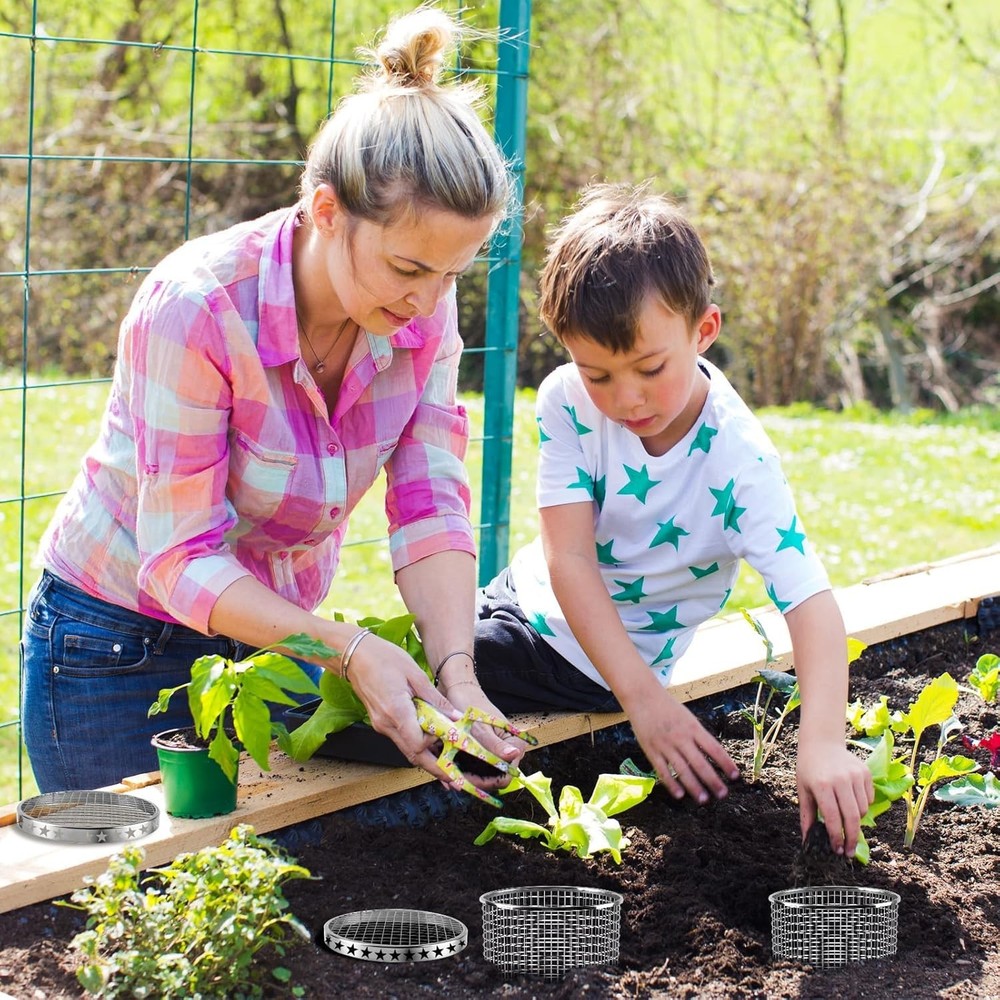 2-Pack Underground Worm Composting Bins – Compact Metal Design for Efficiency