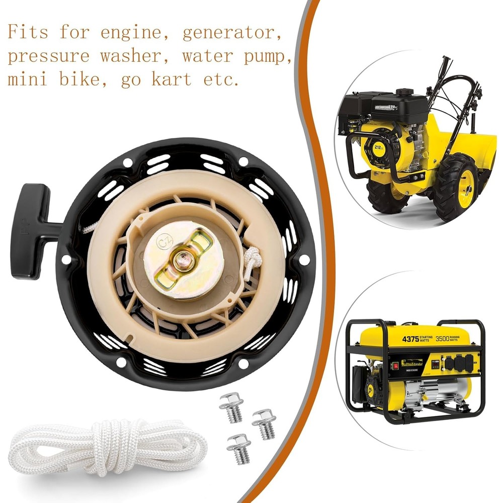 Recoil Starter for Champion 212cc 196cc 224cc Pull Start Assembly 3500w...