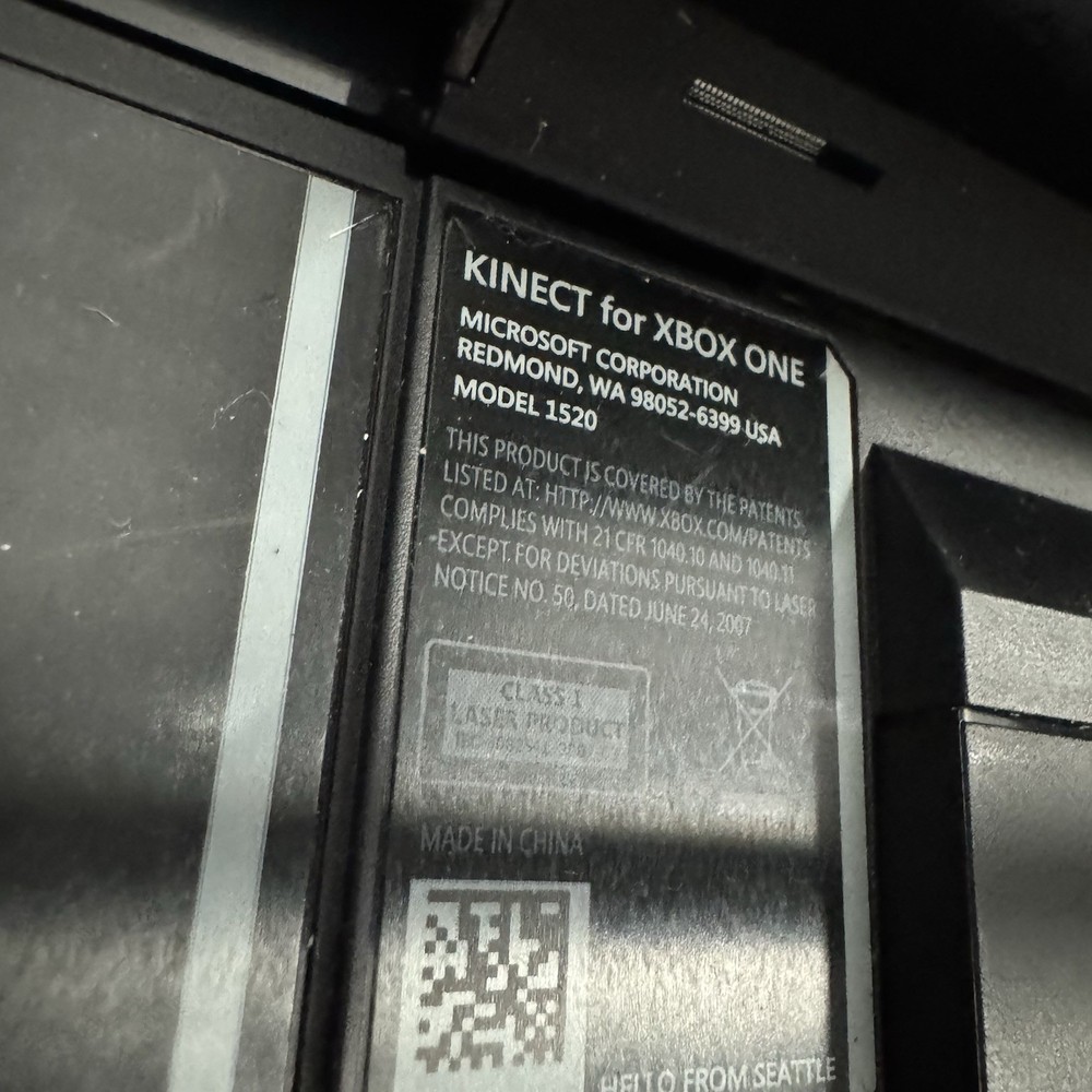 Microsoft Kinect Sensor Lot, 2 Kinect sensors and adapter. untested